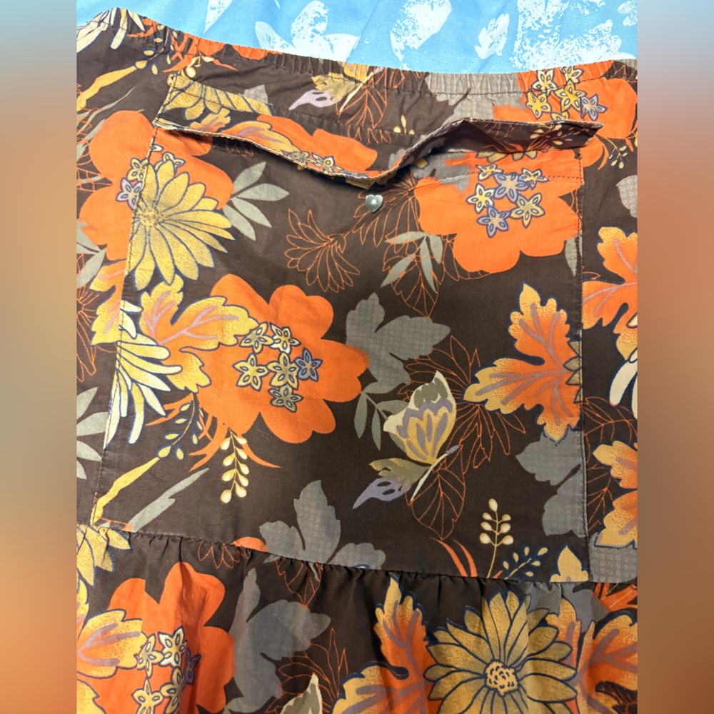 Custo Barcelona Multicolor Floral A-Line Skirt - Picture 4 of 5